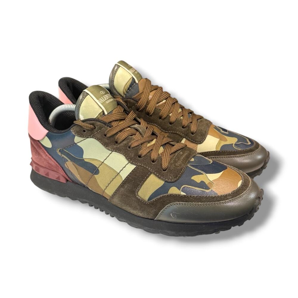 Valentino Garavani Rockrunner Sneakers ‘Olive Camo’ | Size 44(11US)